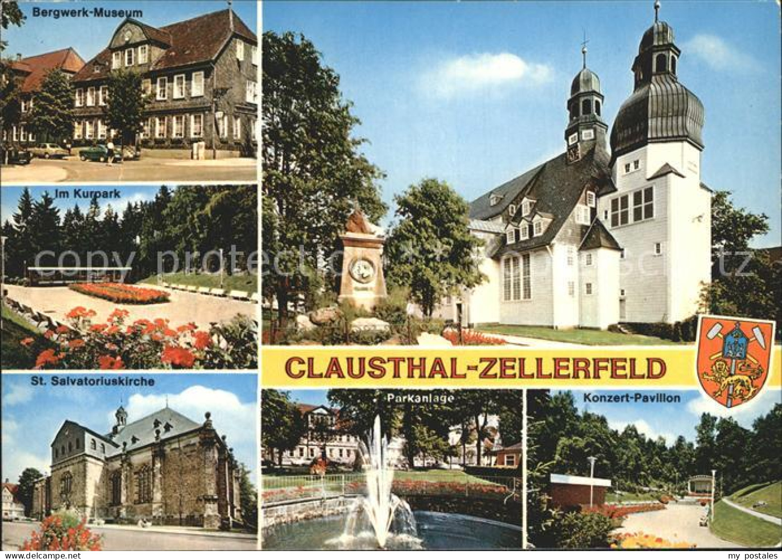 72287812 Clausthal-Zellerfeld Kurpark Bergwerk-Museum Kirche Clausthal-Zellerfel - Clausthal-Zellerfeld
