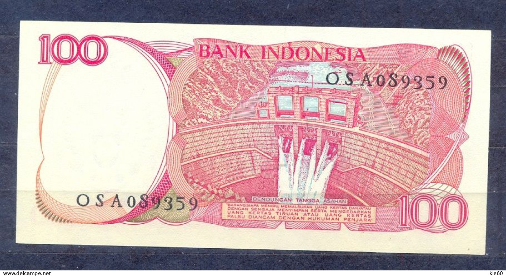 Indonesia - 1984 - 100 Rupiah...  P122b ..UNC - Indonésie