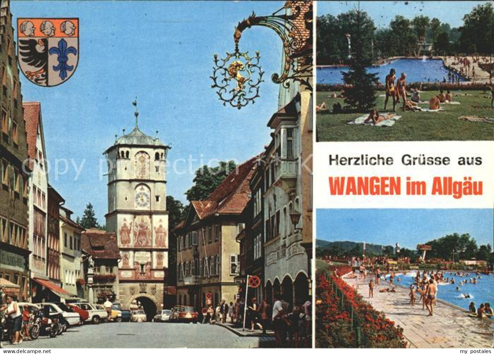 72286486 Wangen Allgaeu Herrenstrasse Ravensburger-Tor Und Freibad Wangen - Wangen I. Allg.