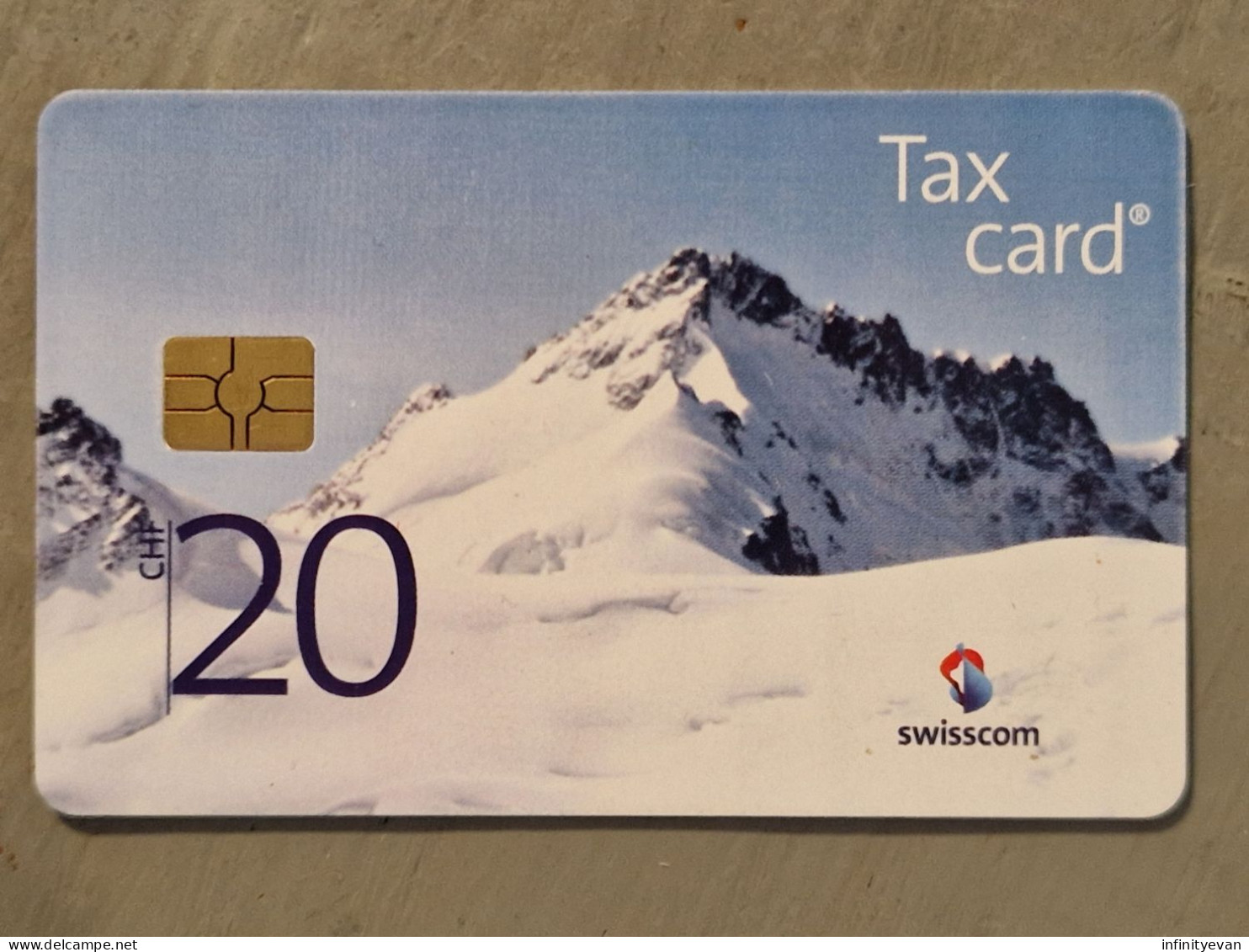 Tax Card 20 CHF MONTAGNE 12/2020 - Svizzera