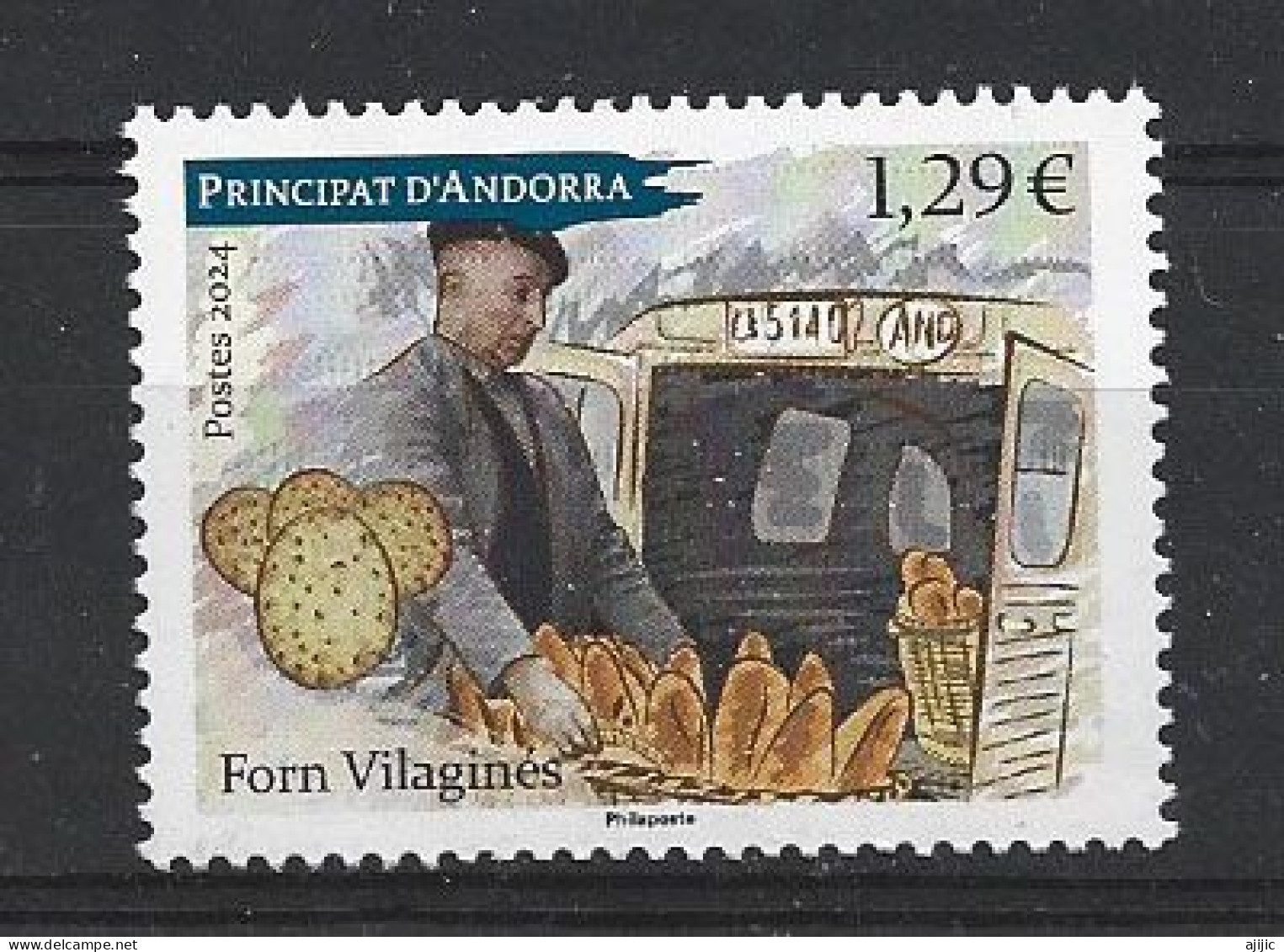 2024 ANDORRA.  - Le Four à Pain Du Village Timbre Neuf **. - Unused Stamps