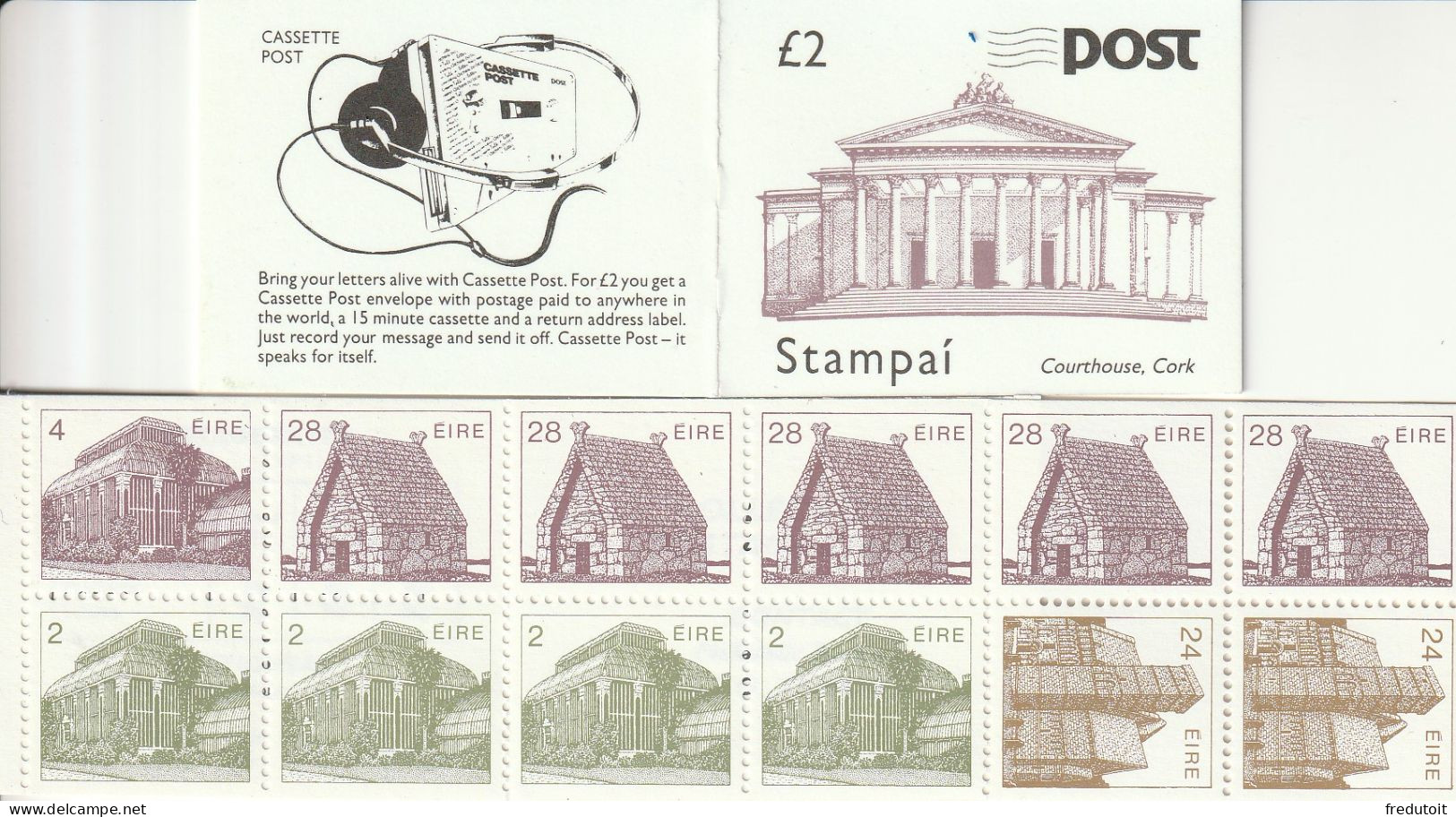 IRLANDE - CARNET - N°C571a II ** (1985) Architecture Irlandais - Libretti