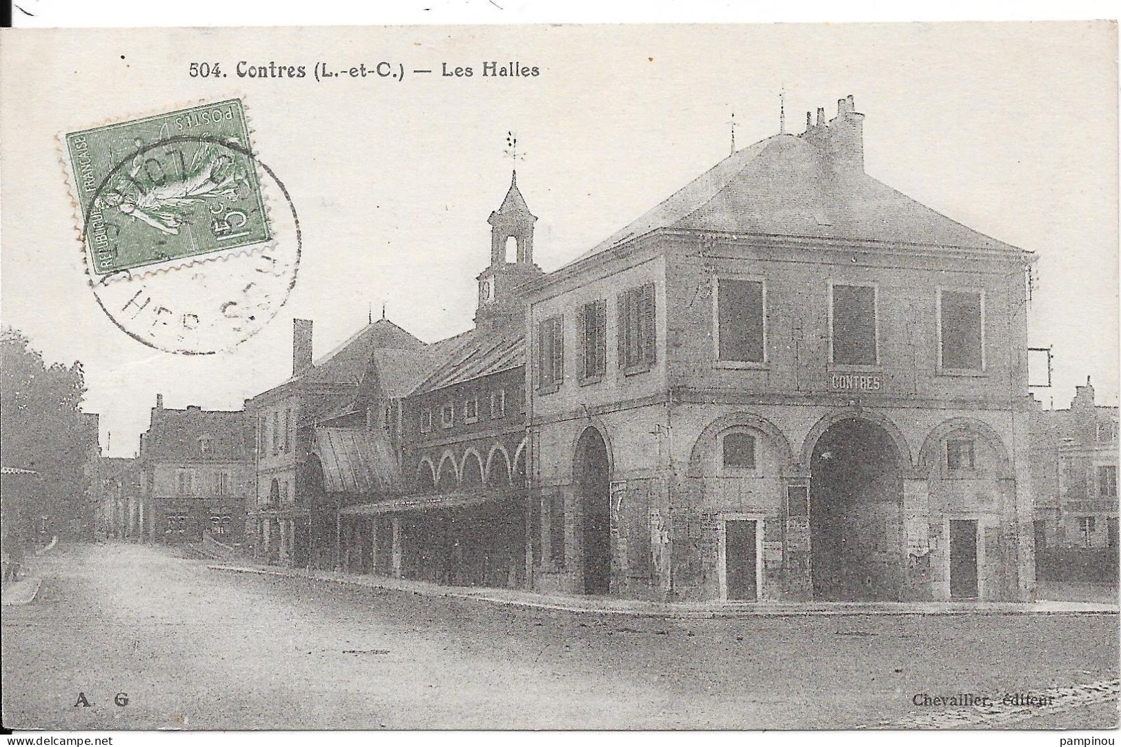 41 - CONTRES - Les Halles - Contres