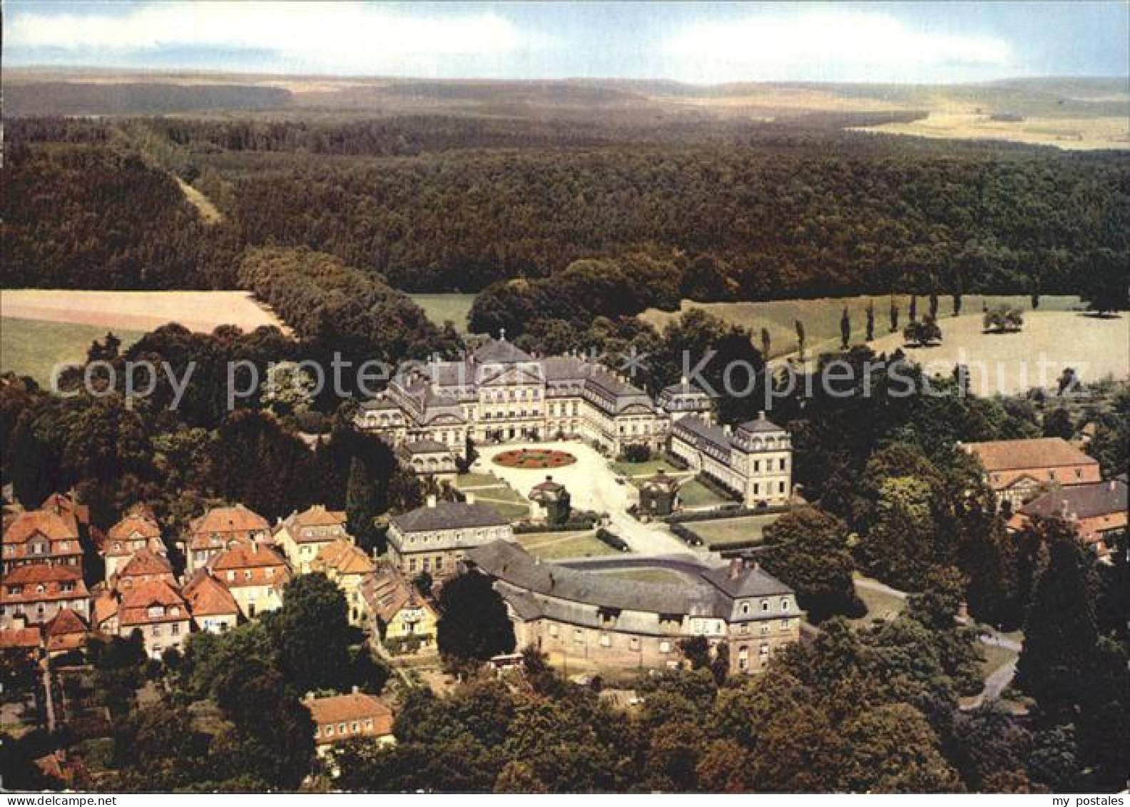 72285788 Arolsen Bad Schloss Luftkurort Fliegeraufnahme Arolsen - Bad Arolsen