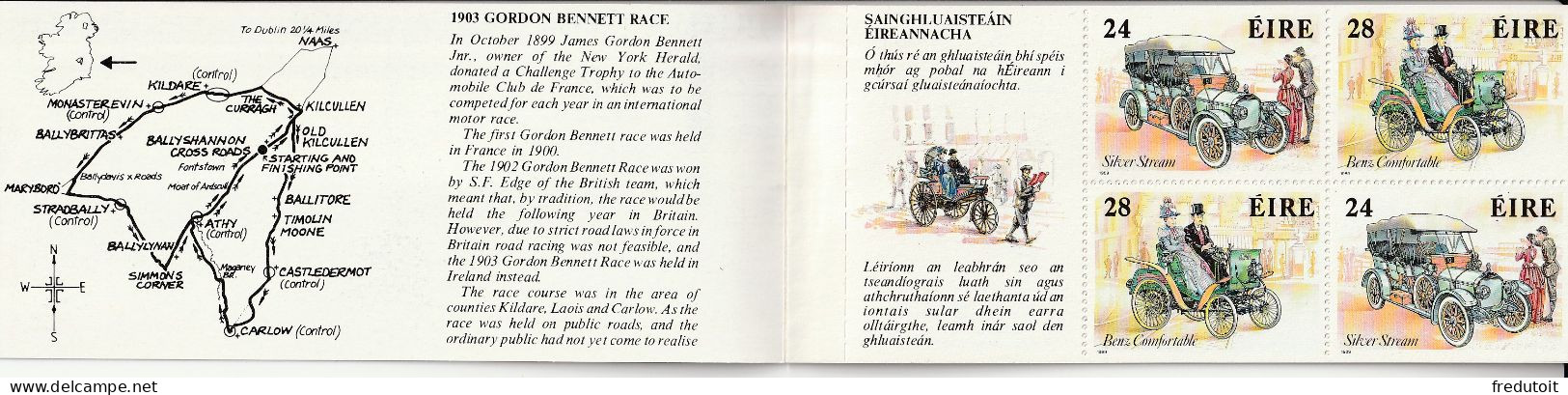 IRLANDE - CARNET - N°C678a  ** (1989) Transport En Irlande - Postzegelboekjes