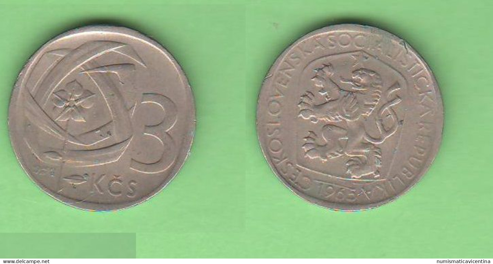 Cecoslovacchia 3 Corone 1965 CKS Tchécoslovaquie Czechoslovakia - Czechoslovakia