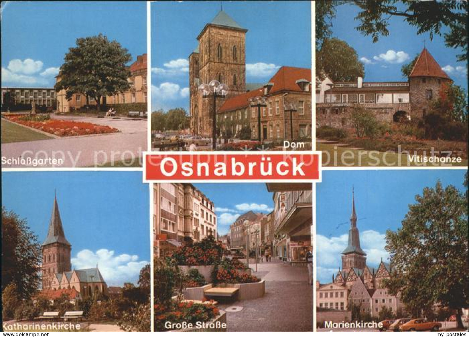 72285398 Osnabrueck Vitischanze Dom Marienkirche Schlossgarten Osnabrueck - Osnabrueck