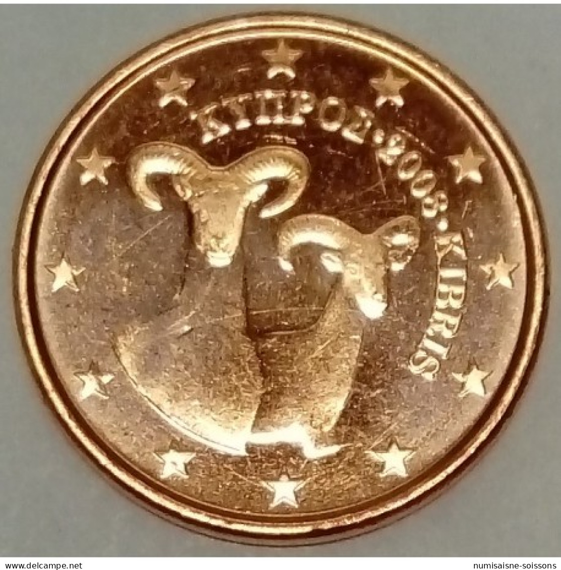 CHYPRE - KM 78 - 1 CENT 2008 - MOUFLONS - SPL - Cyprus