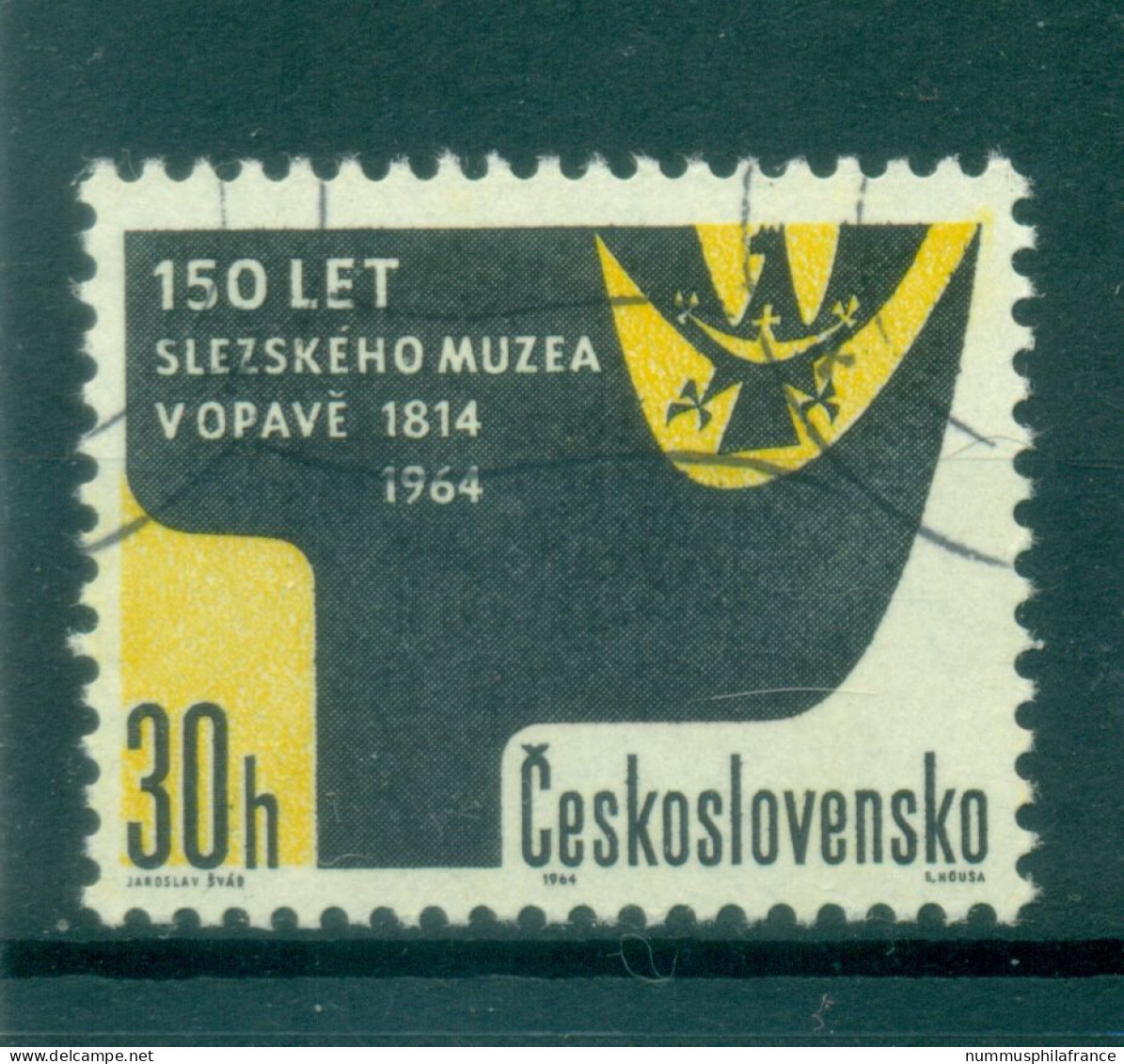 Tchécoslovaquie 1964 - Y & T N. 1345 - Musée Minier (Michel N. 1478) - Used Stamps