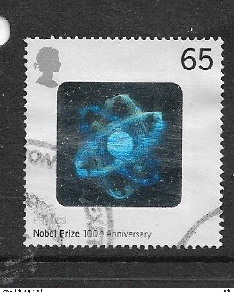 GB 2001 NOBEL PRIZE PHYSICS 65p HV OF SET - Used Stamps