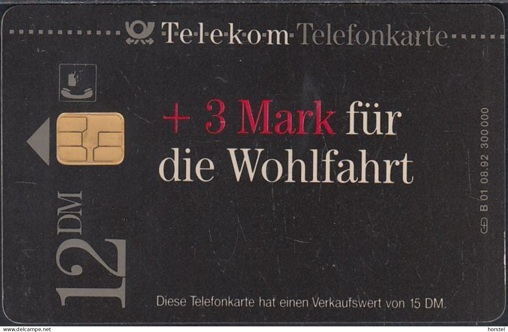 GERMANY B01/92 - Wohlfahrt - Seniorin - Danke - B-Serie: Caritative