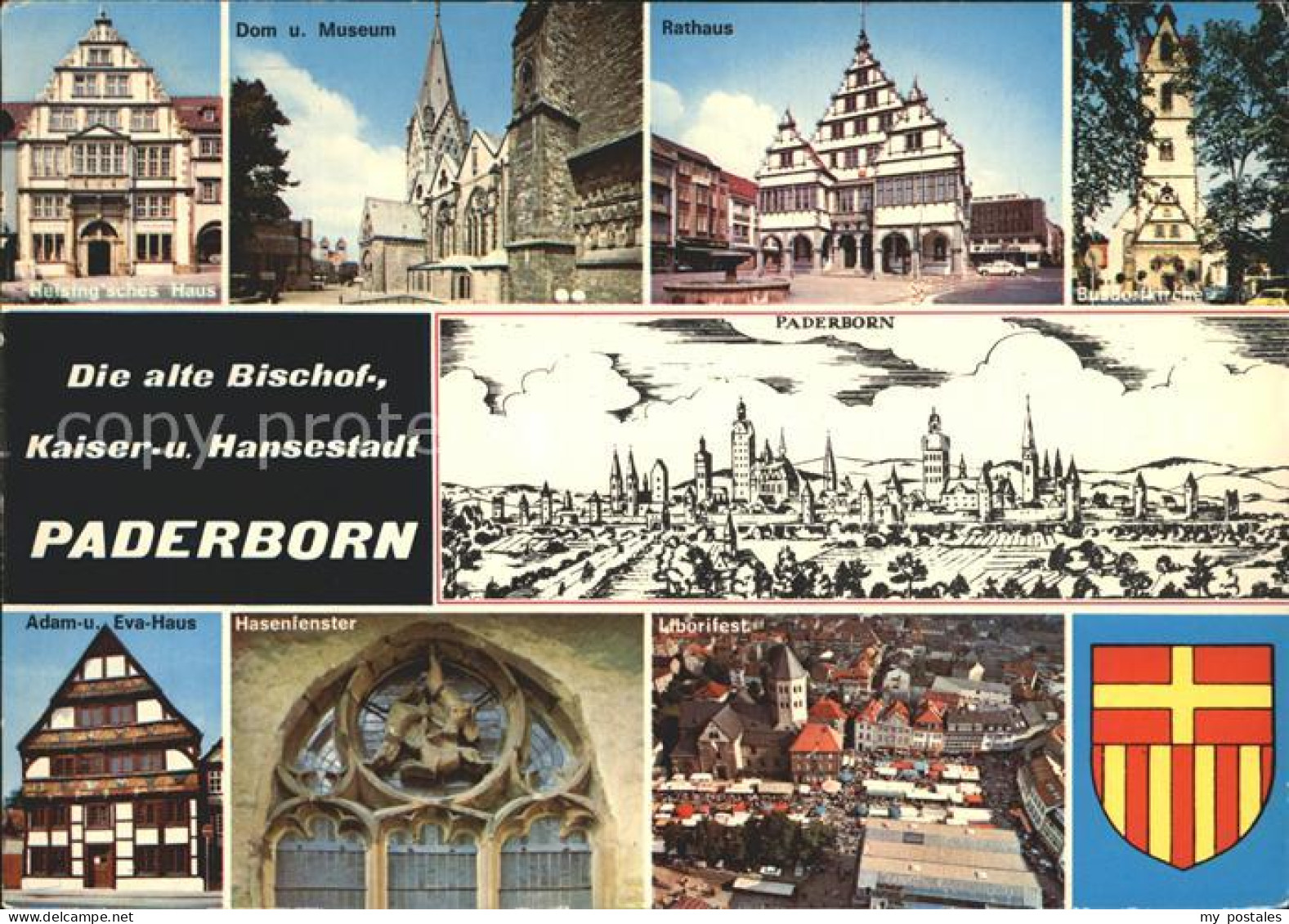 72283504 Paderborn Rathaus Dom Museum Hasenfenster  Paderborn - Paderborn