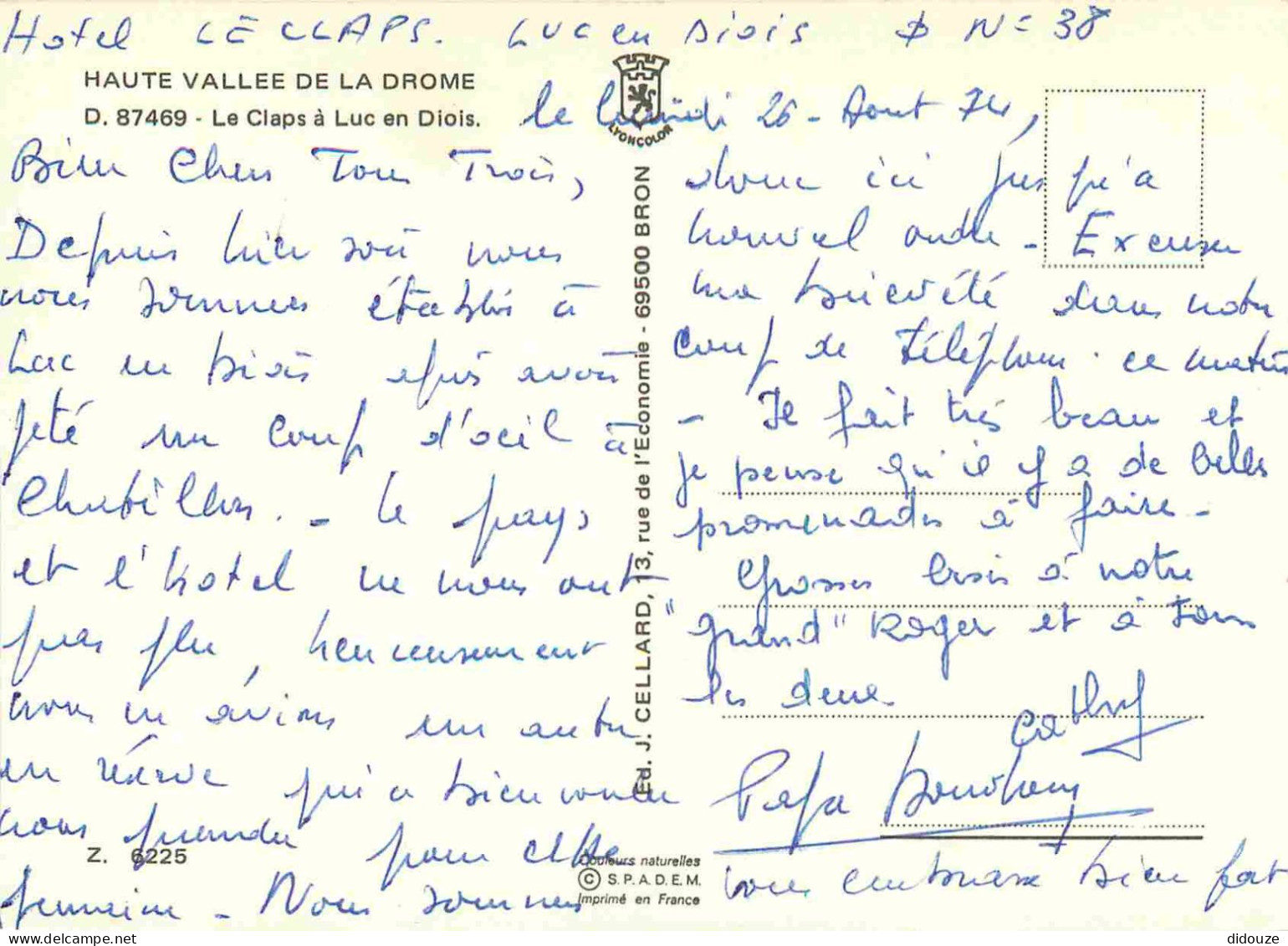 26 - Luc En Diois - Le Claps - CPM - Voir Scans Recto-Verso - Luc-en-Diois