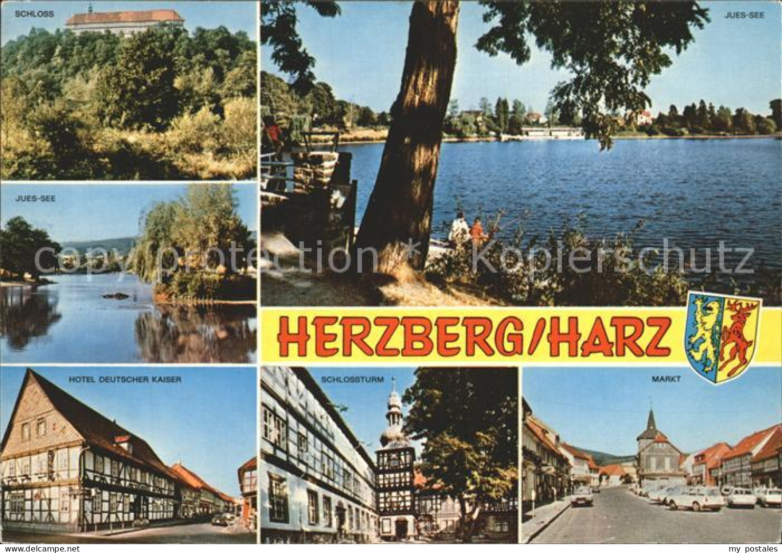 72283407 Herzberg Harz Schloss Markt Hotel Deutscher Kaiser  Herzberg - Herzberg