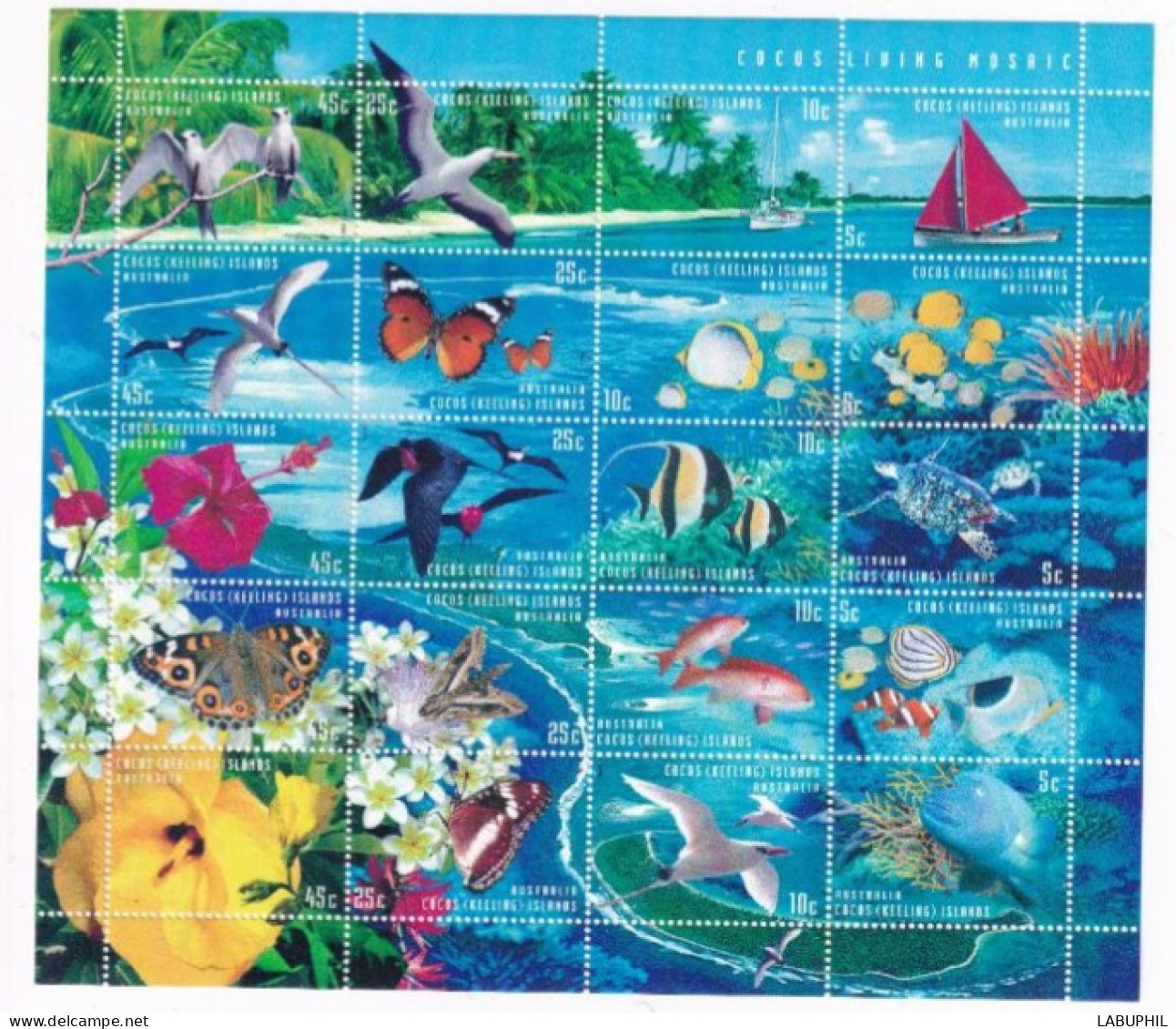 COCOS MNH ** 1999 Faune Flore - Isole Cocos (Keeling)