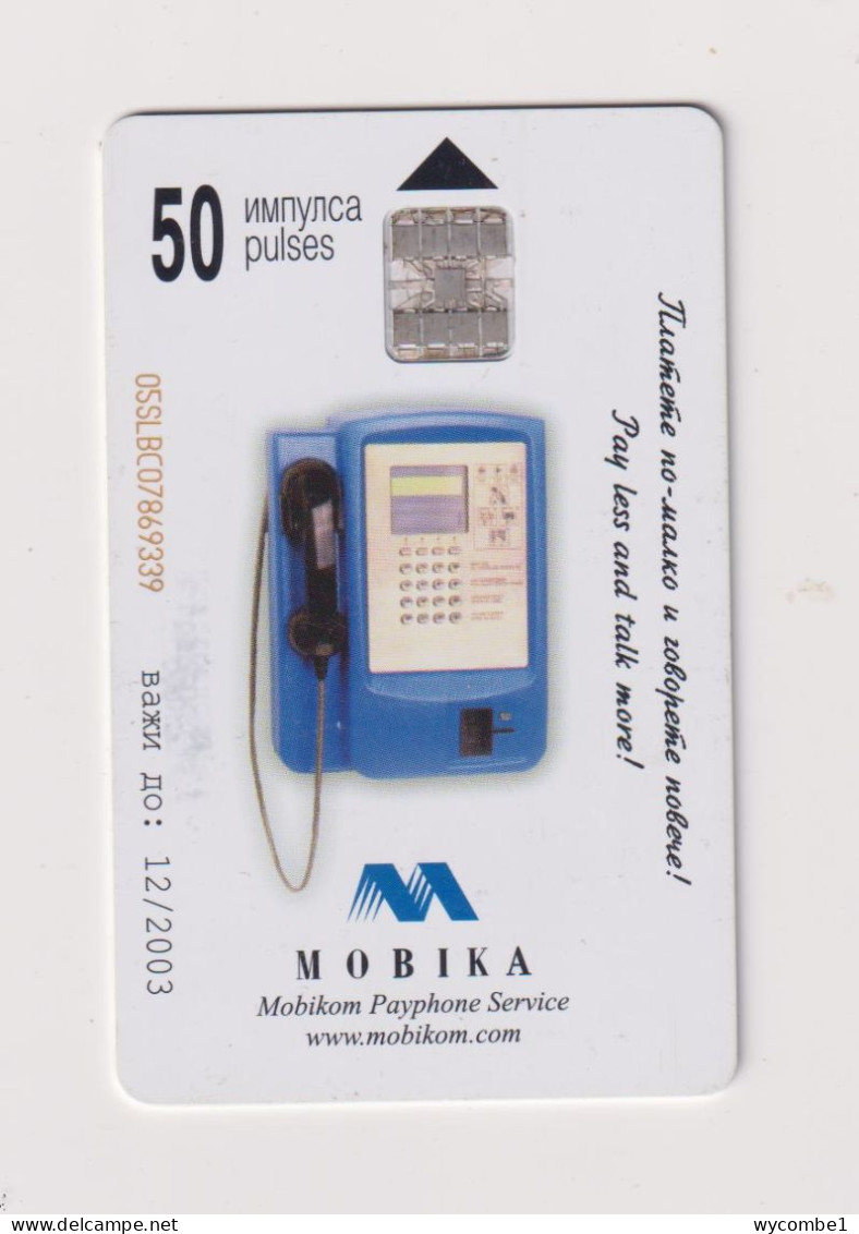 BULGARIA -  Mobika Liquid Chip  Phonecard - Bulgaria