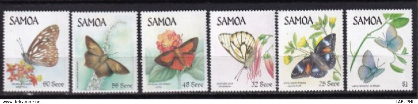 SAMOA  MNH **  1986 Faune Papillons - Samoa