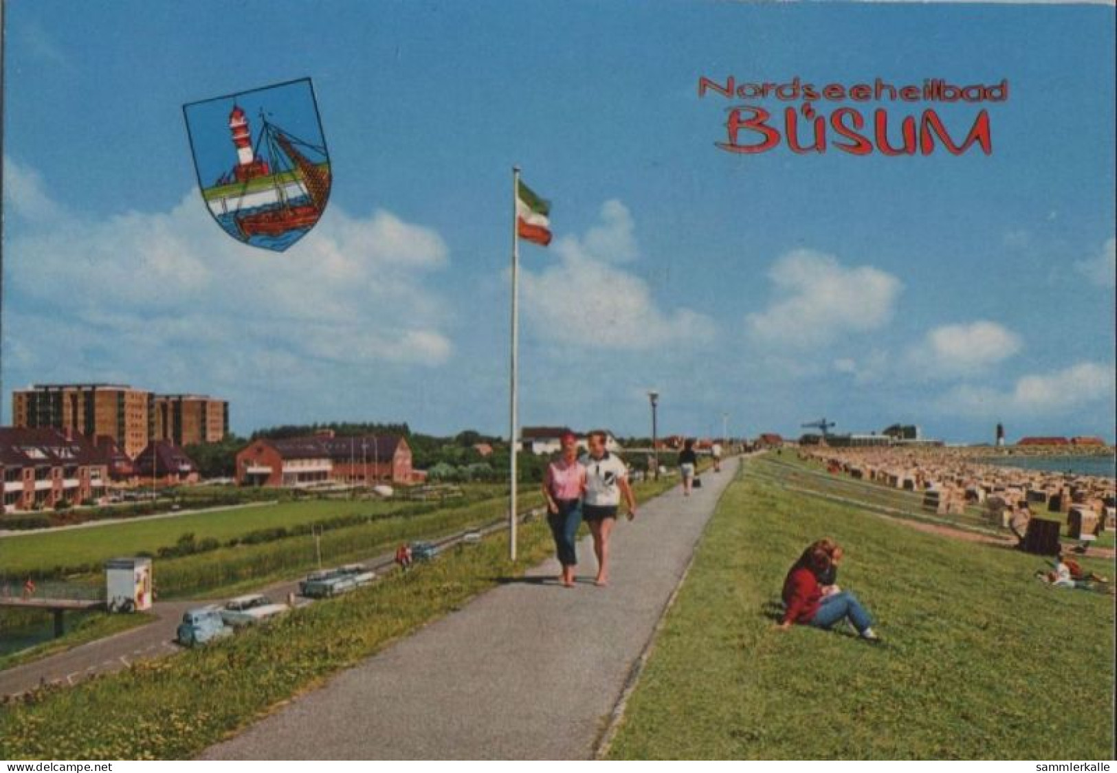 42272 - Büsum - Deichpromenade Am Südstrand - Ca. 1980 - Buesum
