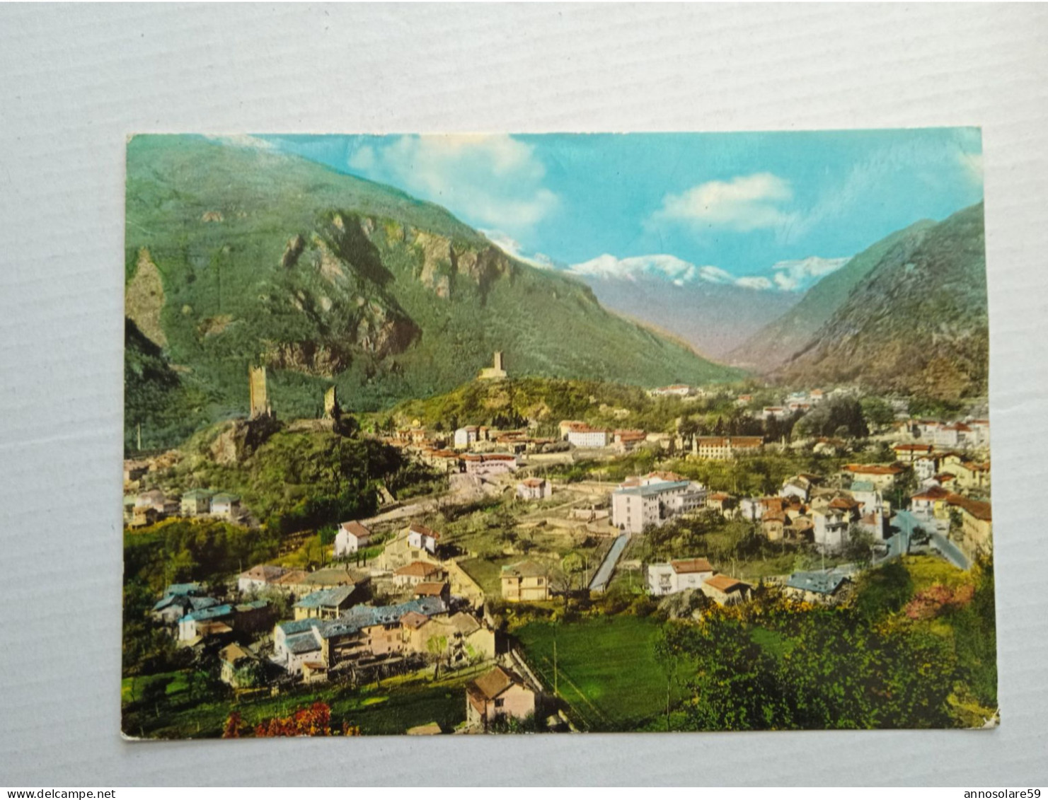 CARTOLINE: PONT CANAVESE M.480 - PANORAMA - VIAGGIATA - F/G - COLORI - Verzamelingen