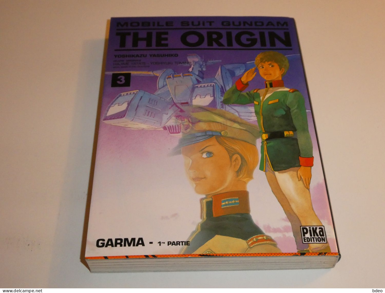 LOT MOBILE SUIT GUNDAM THE ORIGIN TOMES 3/5/7 / TBE - Mangas Version Française