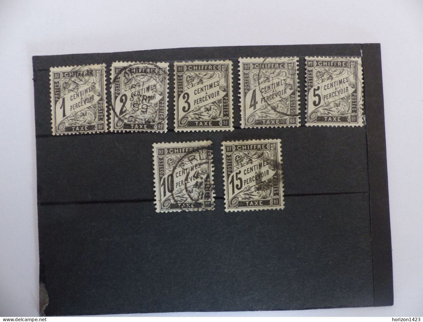 TIMBRES  TAXE  10 / 16  OBLITERES  COTE  155 € - Radio-uitzending