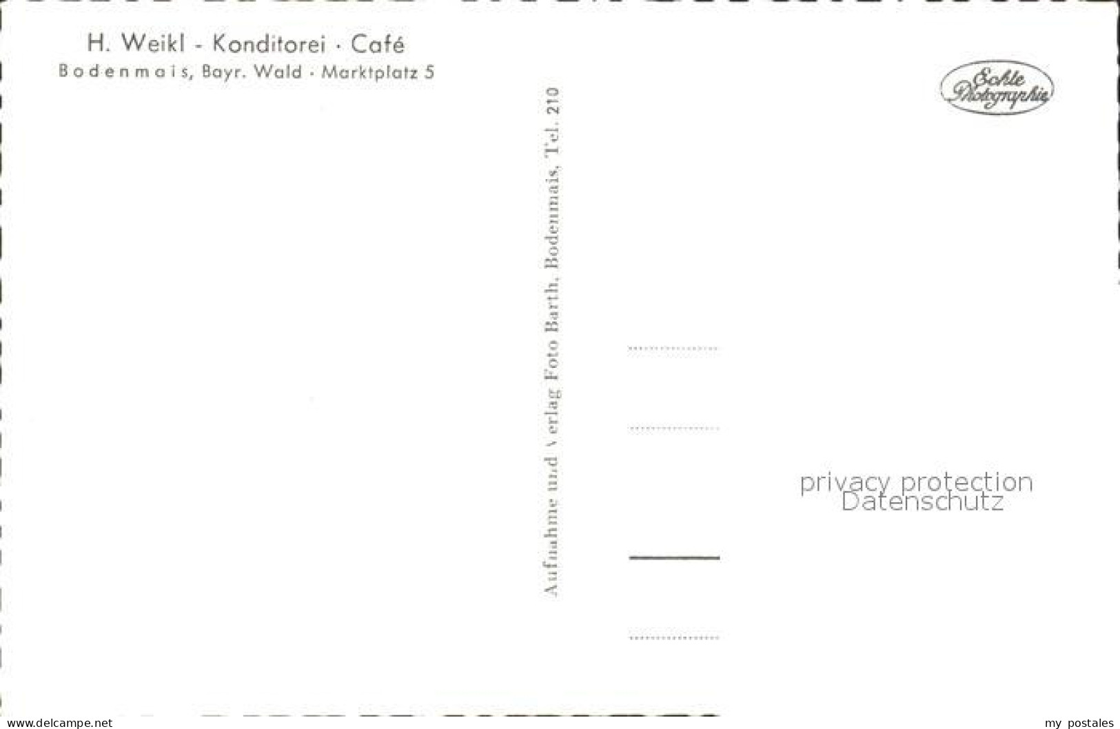 72281875 Bodenmais Konditorei Cafe Weikl Bodenmais - Bodenmais
