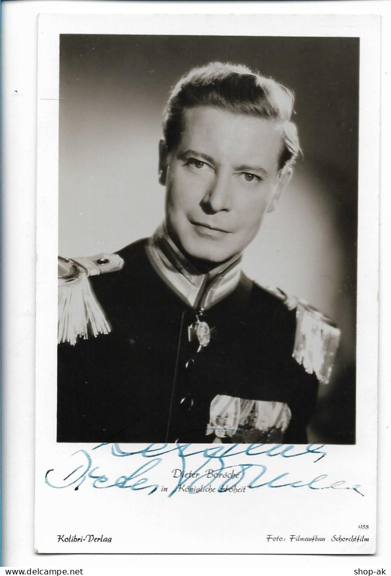 XX17322/ Dieter Borsche  Original Autogramm Kolibri Karte Ca.1960 - Autographes