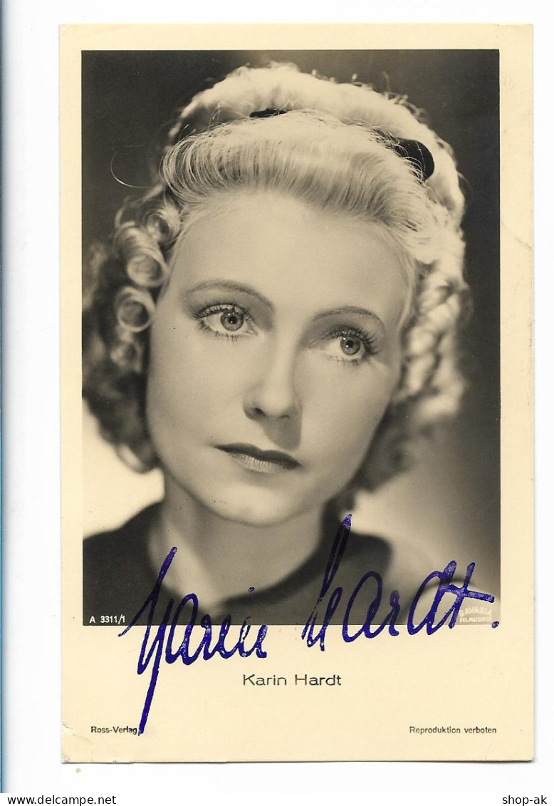 XX17341/ Karin Hardt Faksimile Ross Foto AK 1942 - Autogramme