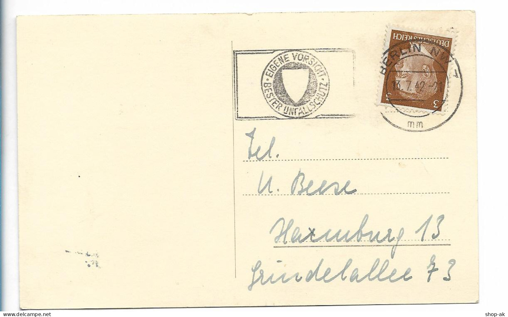 XX17332/ Zarah Leander Original Autogramm  Ross Foto AK 1942 - Handtekening