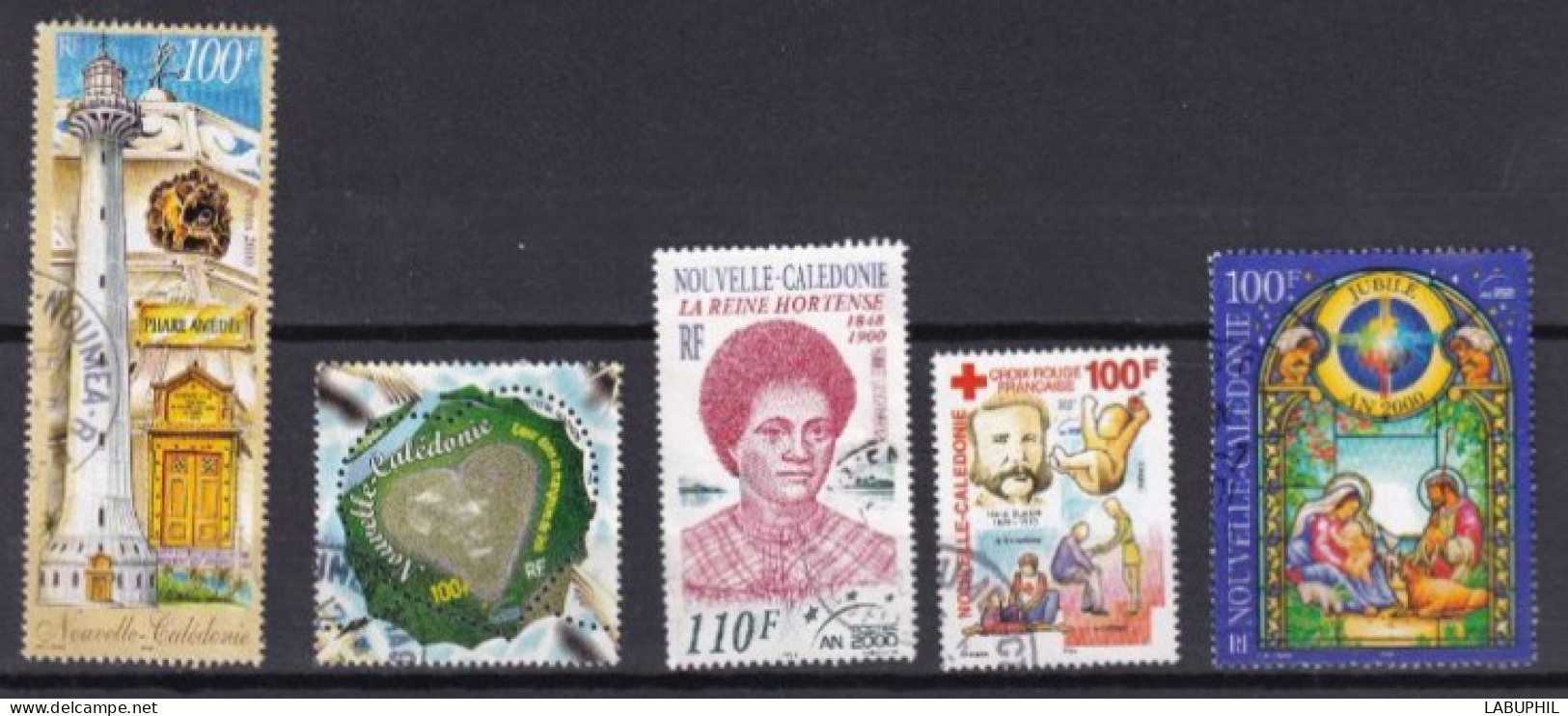 NOUVELLE CALEDONIE Dispersion D'une Collection Oblitéré Used  2000 Petit Lot Annee 2000 - Used Stamps