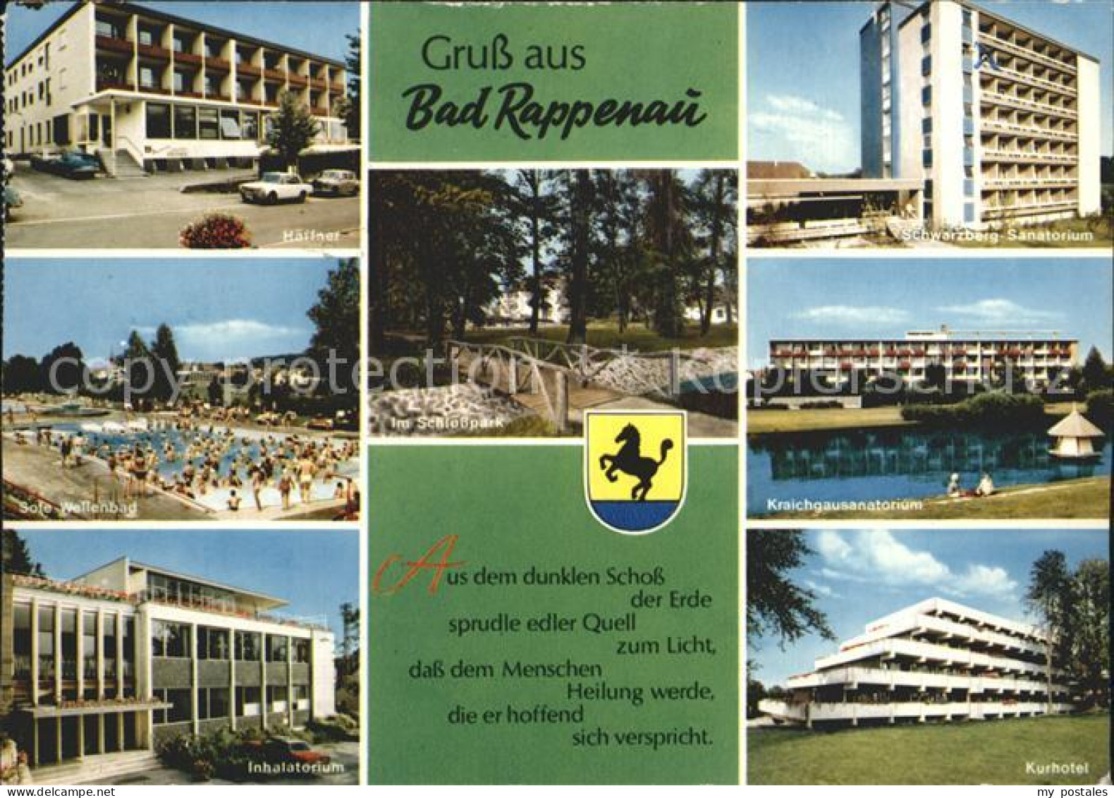 72280756 Bad Rappenau Sanatorium Kurhotel Sole Wellenbad Inhalatorium Schlosspar - Bad Rappenau