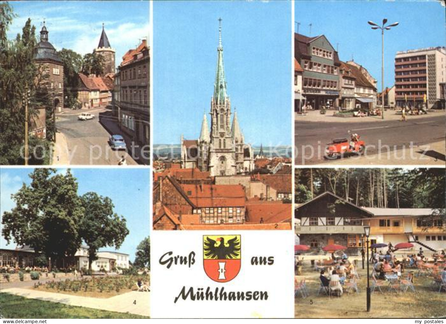 72280733 Muehlhausen Thueringen Frauentor Rabenturm Marienkirche Wilhelm Pieck P - Mühlhausen