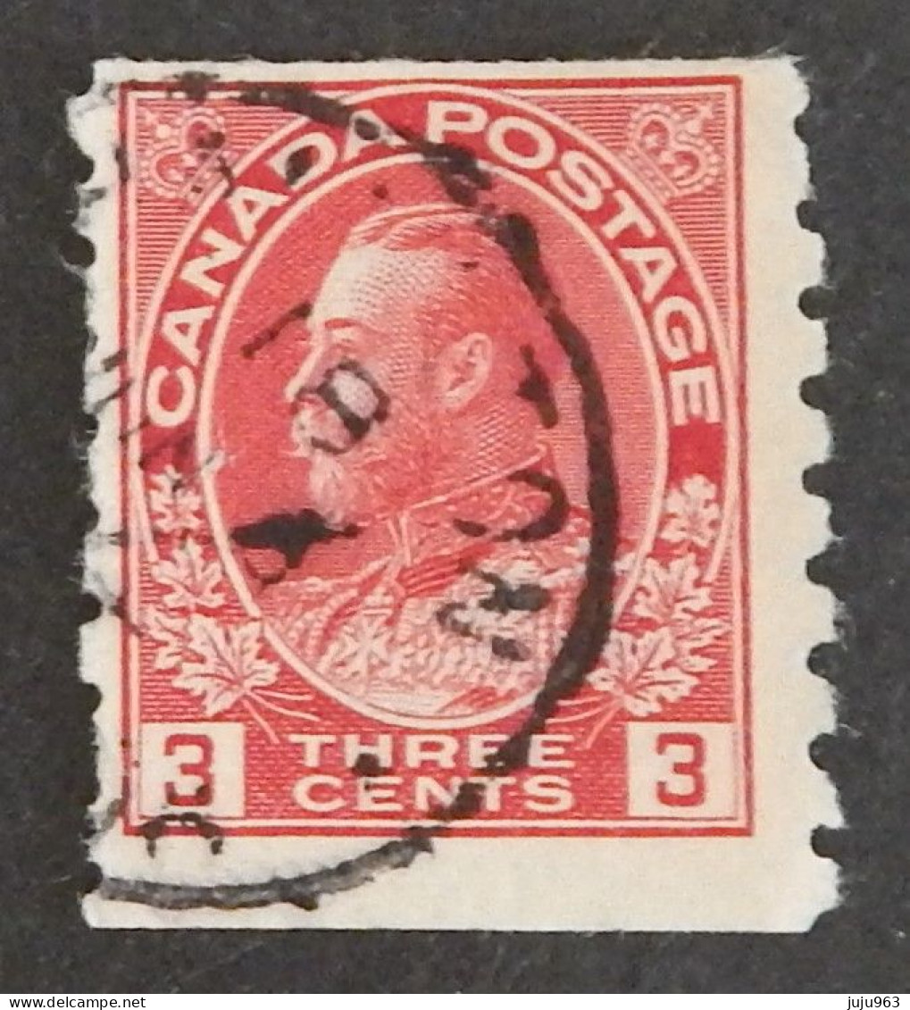 CANADA YT 111bB  OBLITÉRÉ "GEORGE V" ANNÉES 1918/1925 - Used Stamps