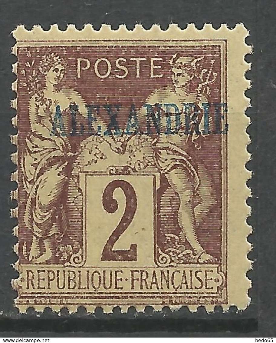 ALEXANDRIE N° 2 NEUF* TRACE DE CHARNIERE  / Hinge  / MH - Unused Stamps