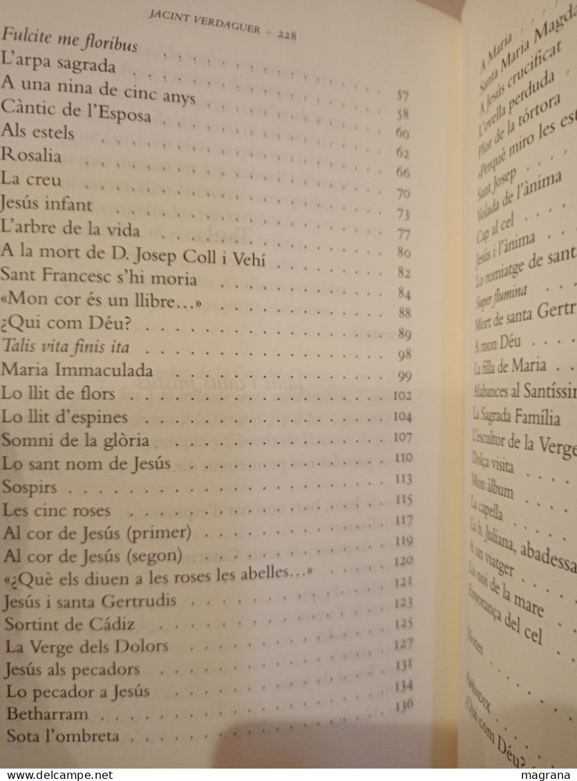 Idil•lis I Cants Místics. Jacint Verdaguer. Edició Crítica De Narcís Garolera. Columna. 2005. 229 P - Cultura