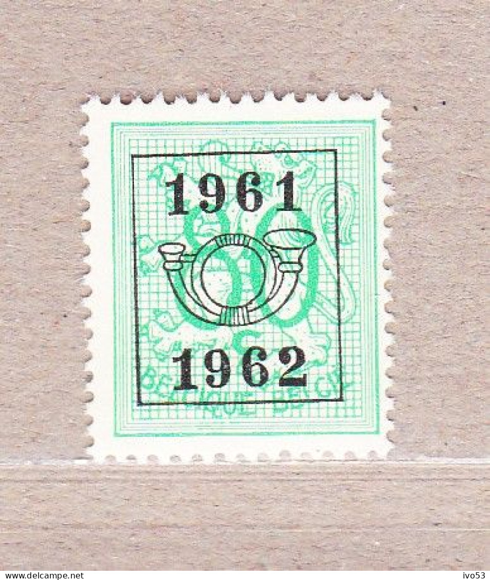 1961 Nr PRE722** Zonder Scharnier.Heraldieke Leeuw:80c.Opdruk 1961-1962. - Typografisch 1951-80 (Cijfer Op Leeuw)