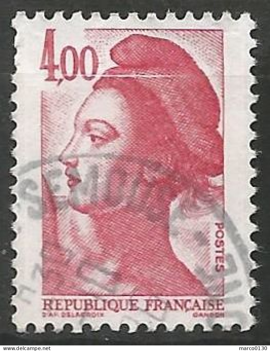 FRANCE N° 2244 OBLITERE CACHET ROND - 1977-1981 Sabine Van Gandon