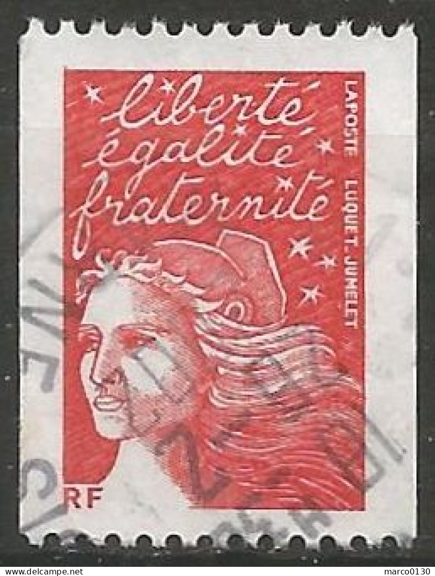 FRANCE N° 3418 OBLITERE CACHET ROND - 1997-2004 Maríanne Du 14 Juillet