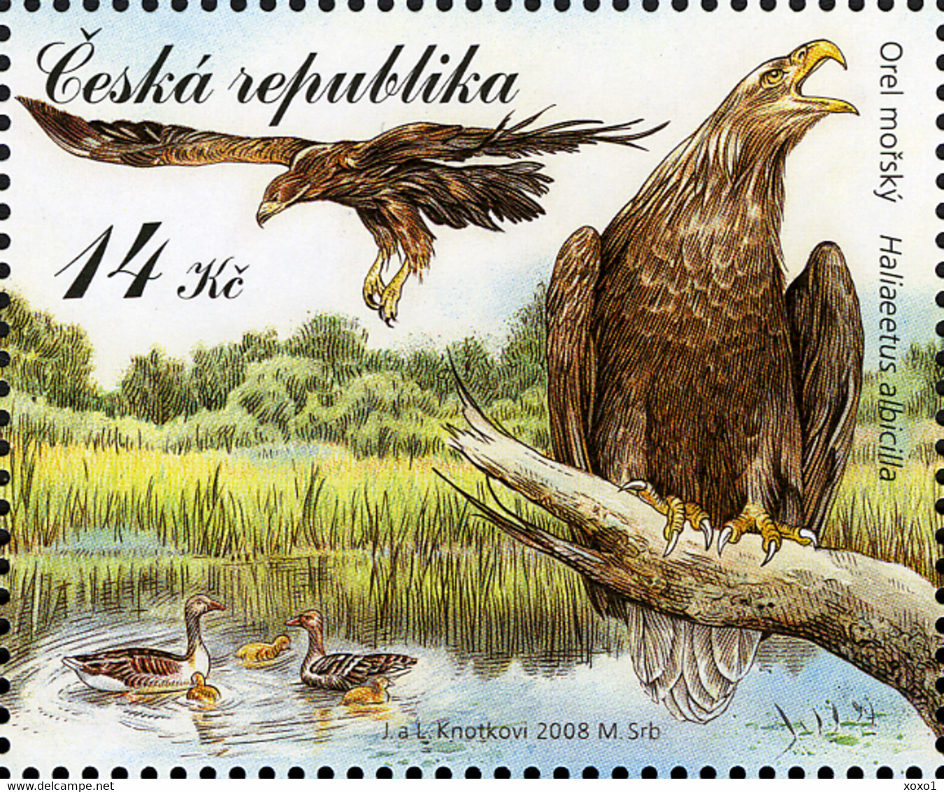 Czech Republic 2008 MiNr. (Block 30) Tschechische Republik UNESCO Birds Mammals Insects Frogs S\sh   MNH** 5.00 € - UNESCO