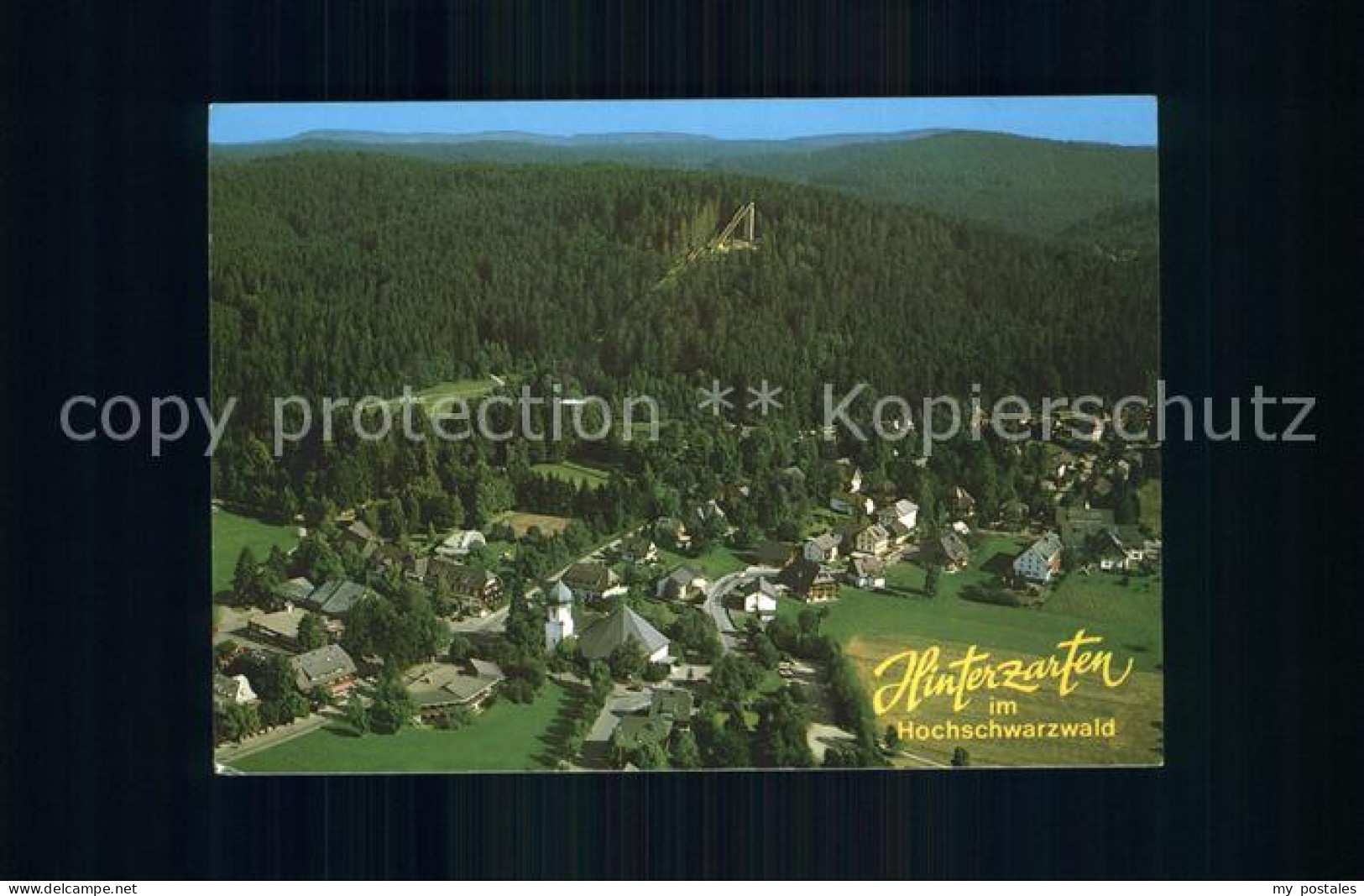 72279827 Hinterzarten Mit Adlerschanze Skispringen Fliegeraufnahme Hinterzarten - Hinterzarten