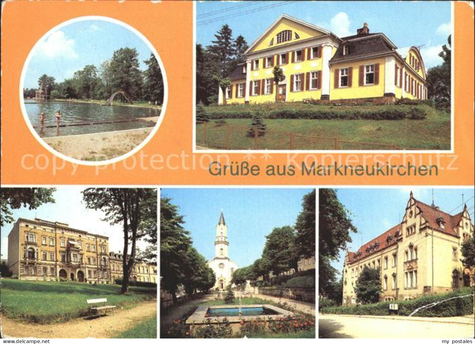 72279804 Markneukirchen Rudolf Thiele Bad Kinderkrippe Lutherplatz Kirche Musiks - Markneukirchen