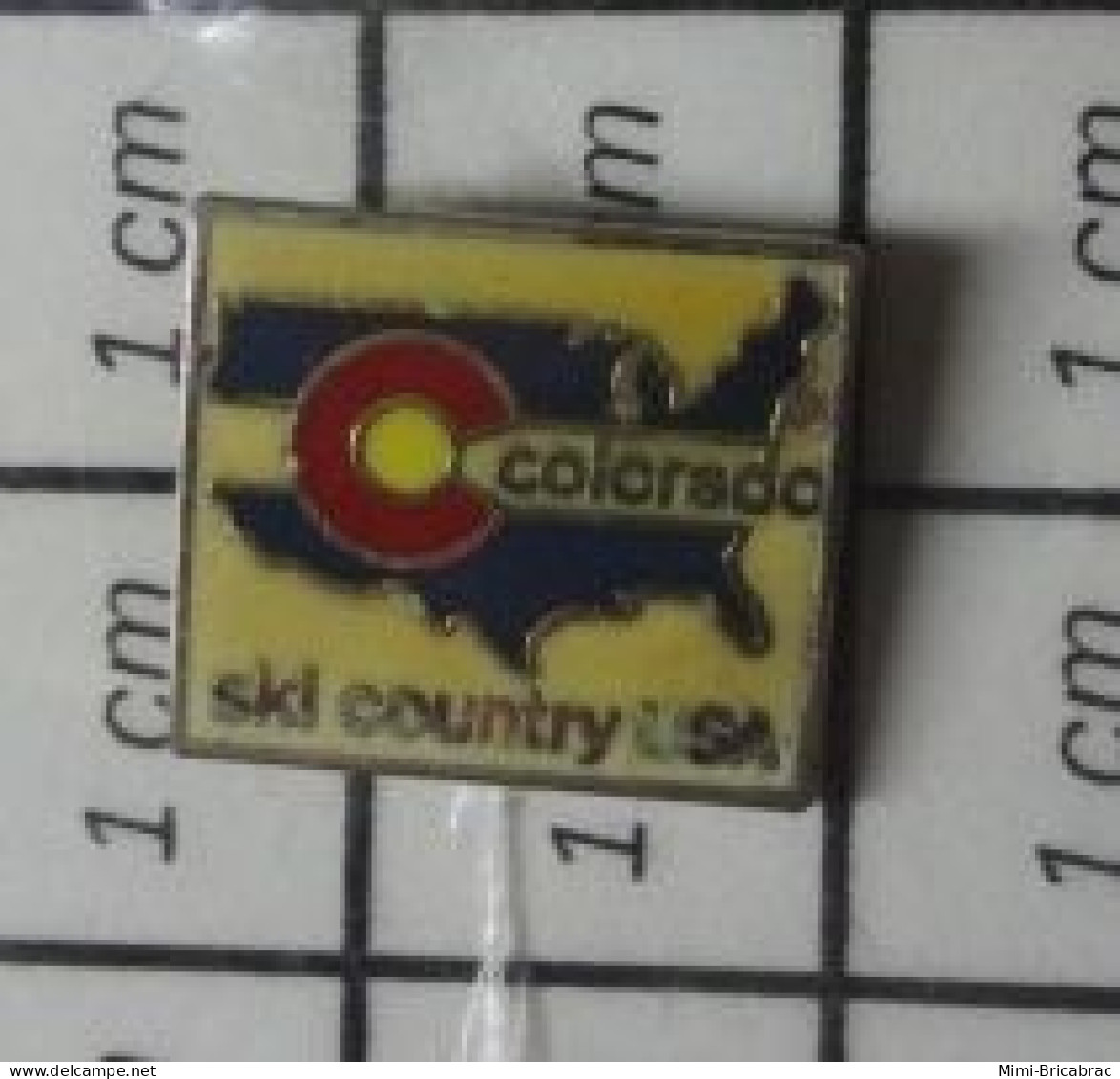 1012A Pin's Pins / Beau Et Rare /  SPORTS / COLORADO SKI COUNTRY USA - Sports D'hiver