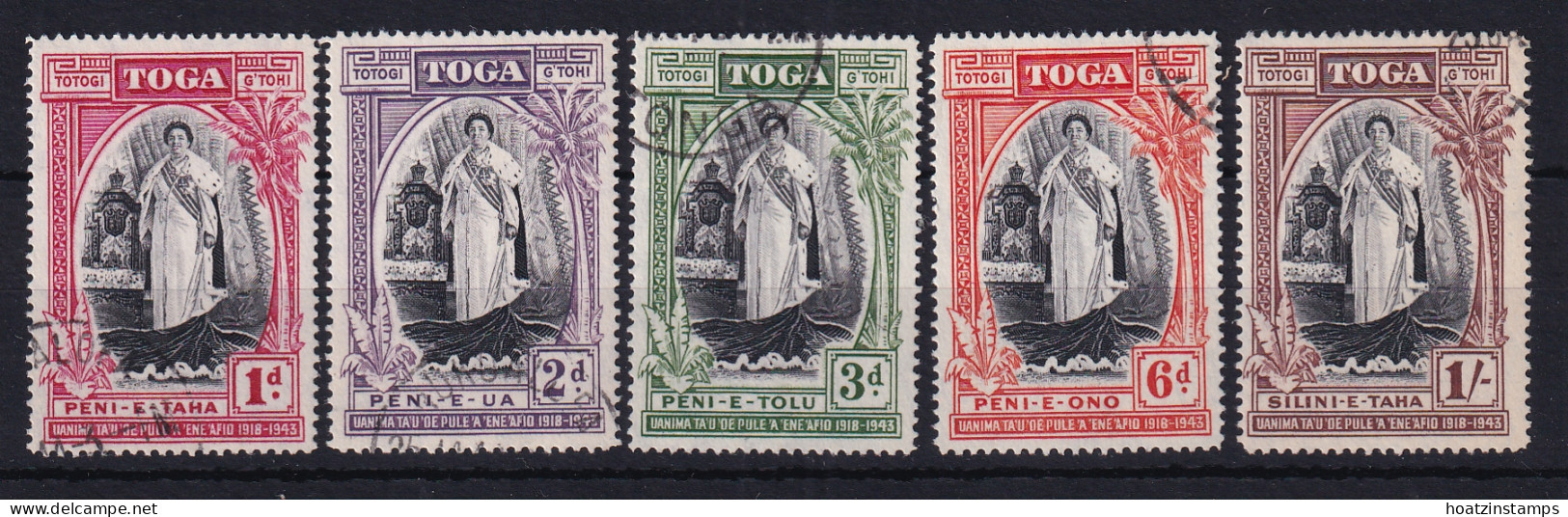 Tonga: 1944   Silver Jubilee Of Queen Salote's Accession      Used - Tonga (...-1970)