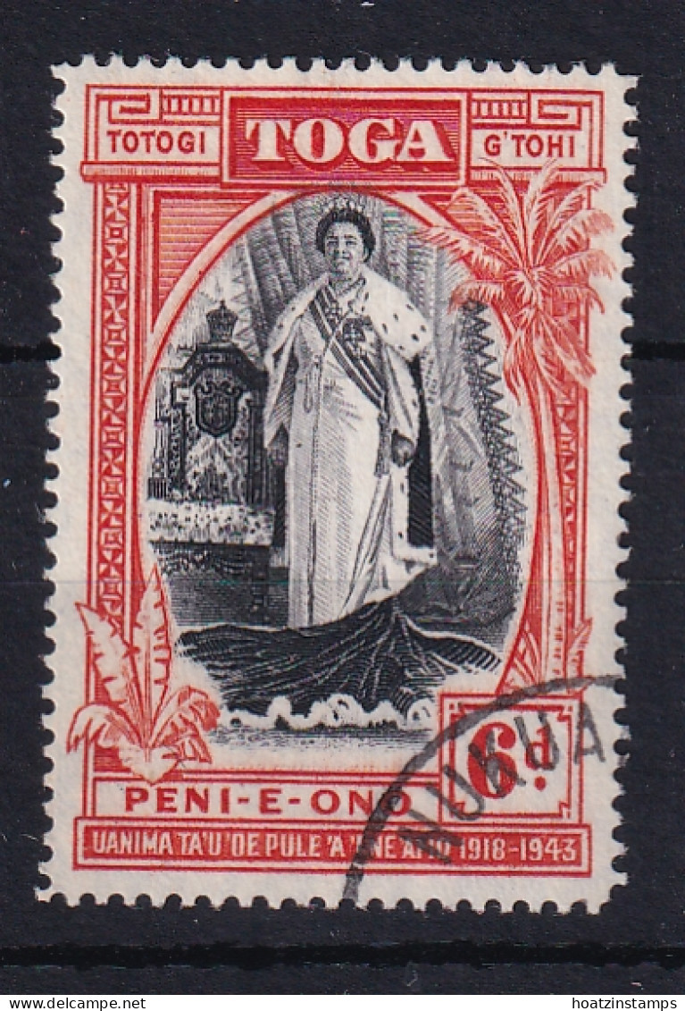 Tonga: 1944   Silver Jubilee Of Queen Salote's Accession  SG86    6d    Used - Tonga (...-1970)