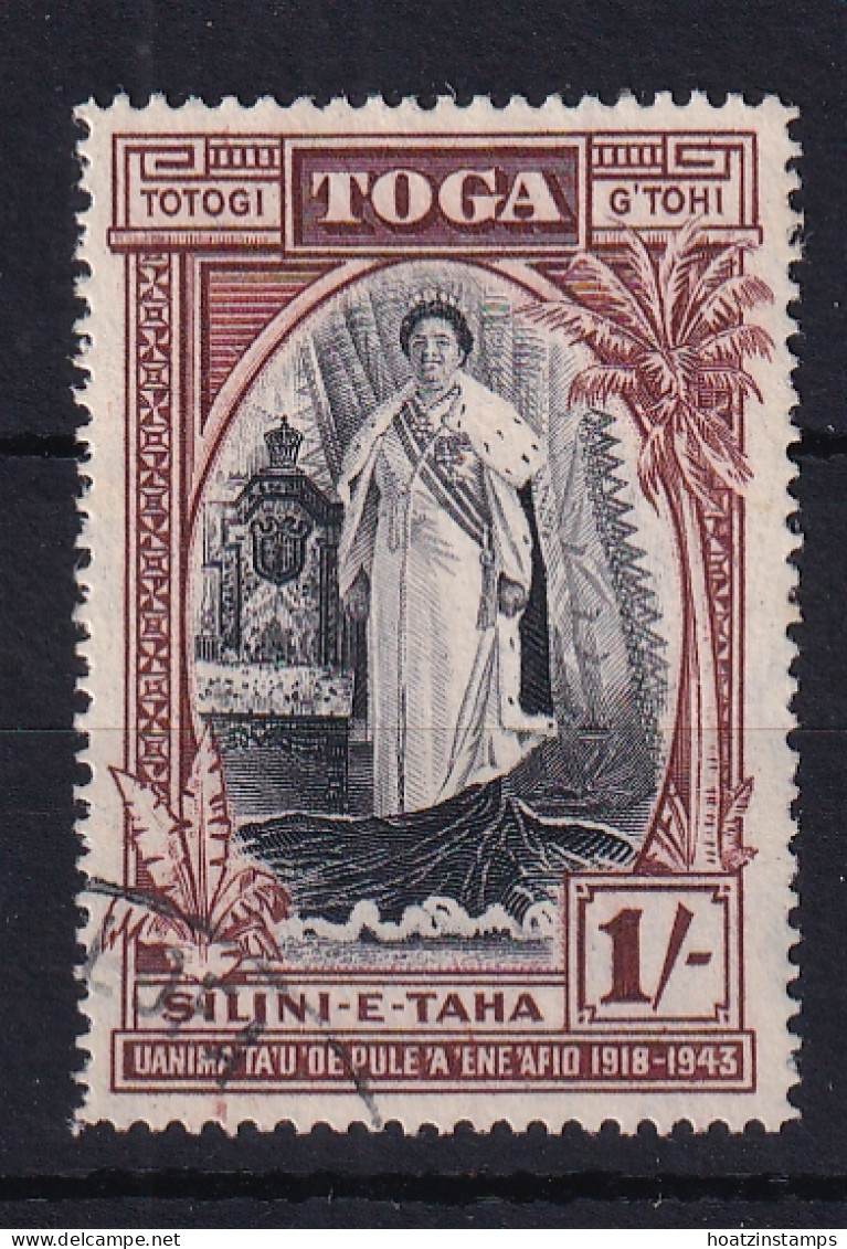 Tonga: 1944   Silver Jubilee Of Queen Salote's Accession  SG87    1/-     Used - Tonga (...-1970)