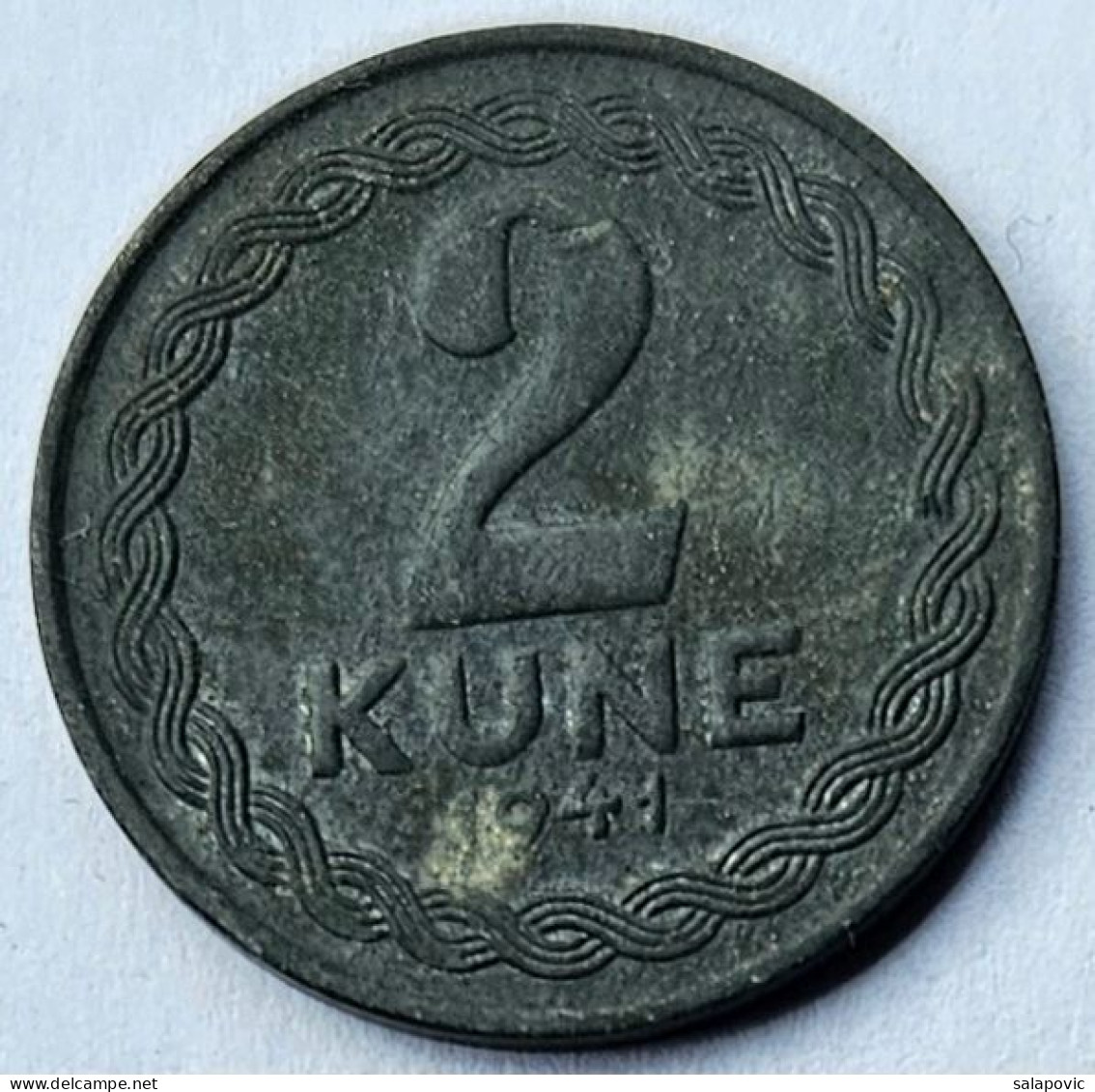 Croatia 2 Kune 1941, NDH - Kroatien