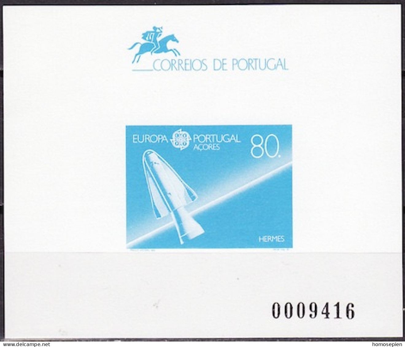 Europa CEPT 1991 Açores - Azores - Azoren - Portugal Y&T N°EL405 - Michel N°DP415 *** - 80e EUROPA - 1991