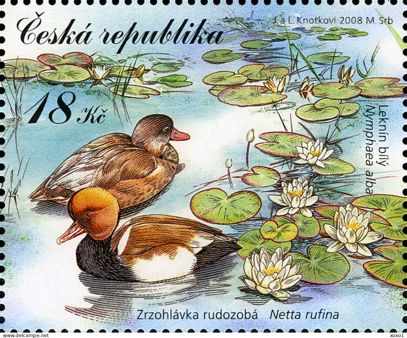 Czech Republic 2008 MiNr. (Block 30) Tschechische Republik UNESCO Birds Mammals Insects Frogs S\sh   MNH** 5.00 € - Águilas & Aves De Presa