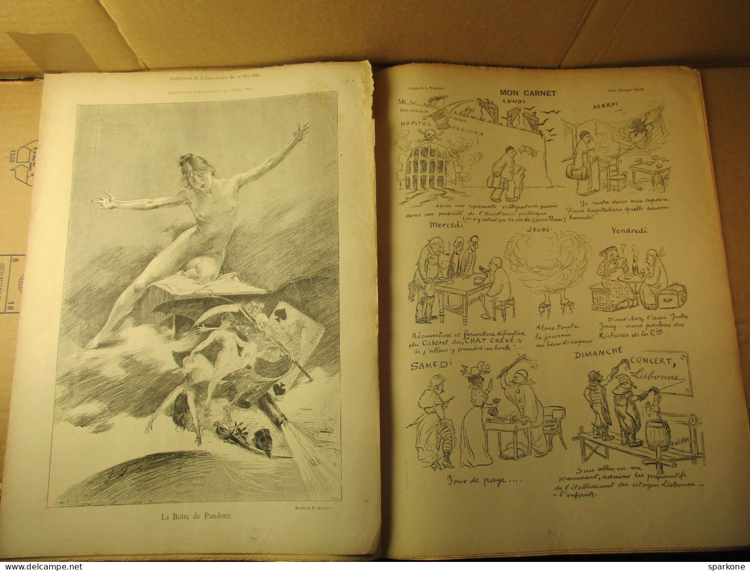 Le Courrier Français - Illustré - 14 Octobre 1894 - N° 41 - Littérature, Beaux Arts, Théatres, Médecine, Finance - Magazines - Before 1900