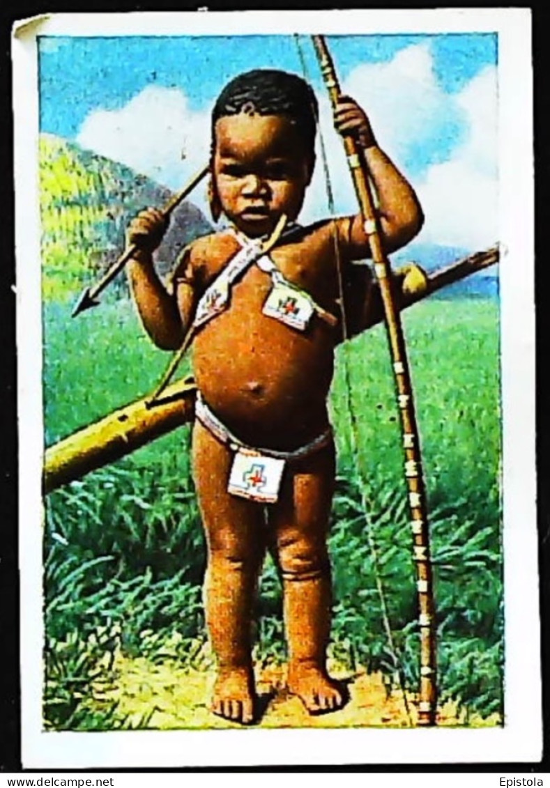 ► Kinder In Afrika Enfant Afrique Coloniale Allemande  - Chromo-Image Cigarette Josetti Bilder Berlin Album 4 1920's - Other Brands